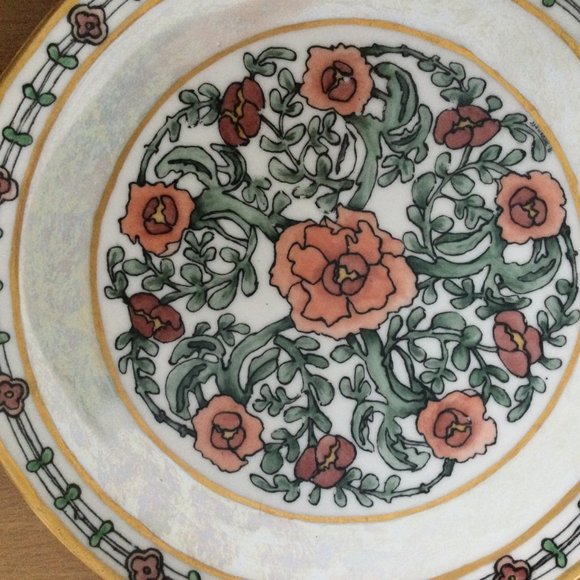 Vtg. Theodore Haviland Limoges France Porcelain Handled Gold Gilt Plate luster - Picture 6 of 7